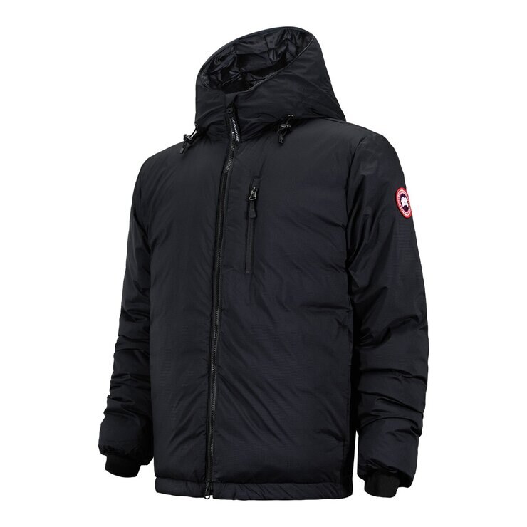 Canada Goose 男長袖連帽外套 黑