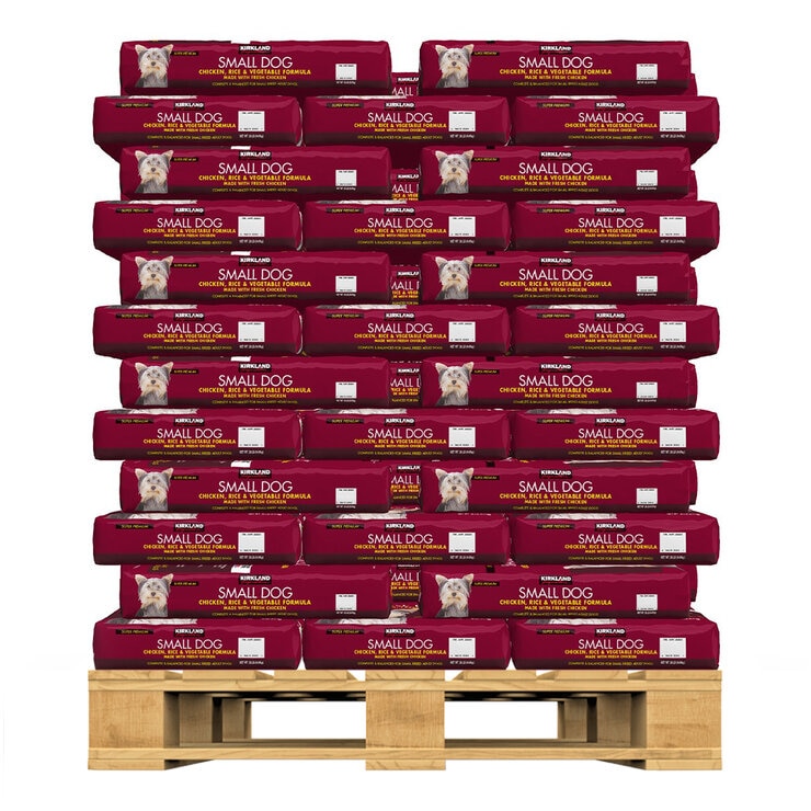 科克蘭 雞肉 & 米 & 蔬菜配方 小型犬乾狗糧 9.07公斤 X 60入