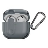 MAGEASY Odyssey 抗衝擊磁扣手繩耳機殼 AirPods 4 金屬灰藍 MAGEASY Odyssey 抗衝擊磁扣手繩耳機殼 AirPods 4 金屬灰藍