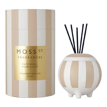 MOSS ST. FRAGRANCES 大陶瓷擴香 350毫升 廣藿香、梨子和烏木