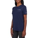 Champion 女經典款短袖上衣 深藍