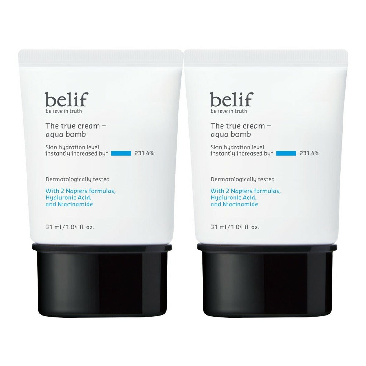 belif 斗篷草高效水分炸彈霜 31毫升 X 2入