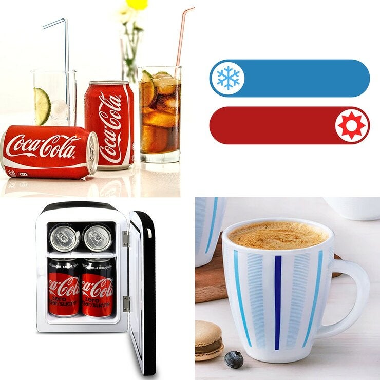 Coca-Cola 4公升迷你冷熱兩用冰箱 黑色 Coca-Cola 4公升迷你冷熱兩用冰箱 黑色