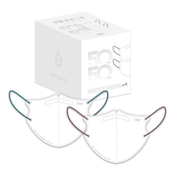 中衛醫療口罩-成人立體(3D)白色 100入