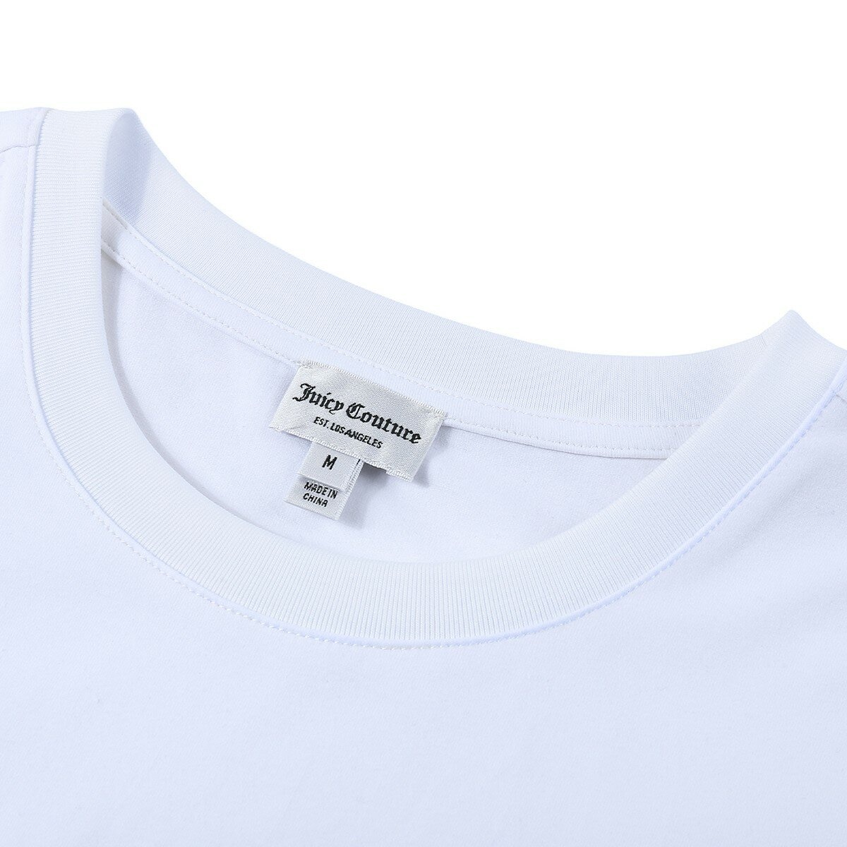 Juicy Couture 女刺繡短袖上衣 白