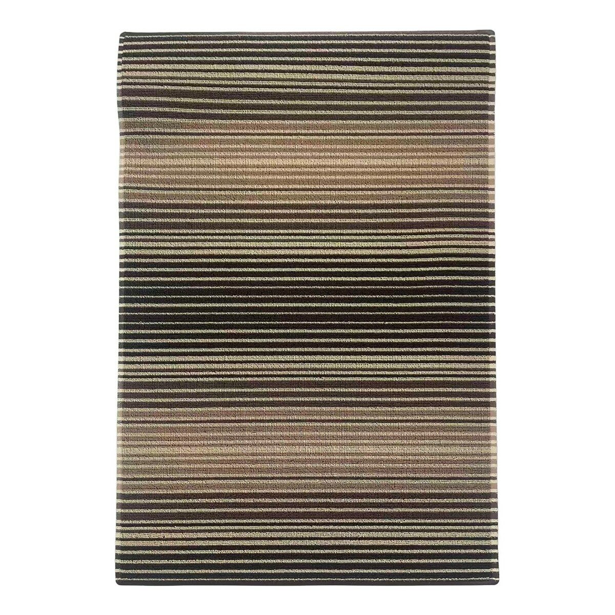 Korhani Studio 條紋地墊 60公分 X 90公分 X 0.7公分 咖