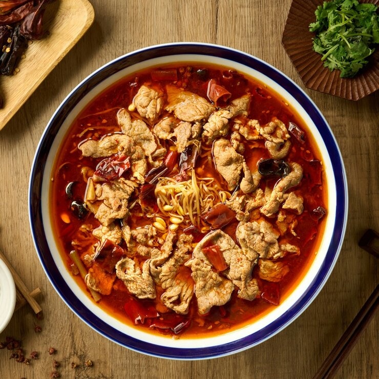 金博家 冷凍巴蜀麻辣水煮牛 1000公克 X 2入