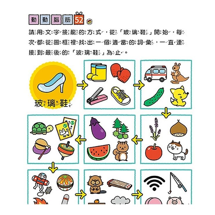 專注力遊戲書（１－４）：加油！桃太郎＋出發！小紅帽＋仙度瑞拉＋三隻小豬(共4冊隨書附贈闖關貼紙)