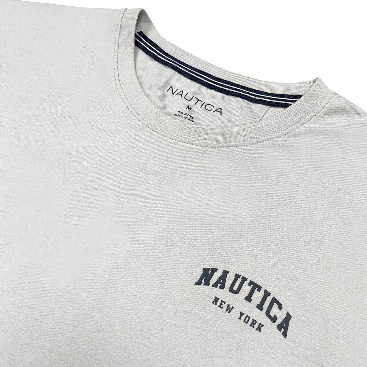 Nautica 男短袖上衣 淺灰色