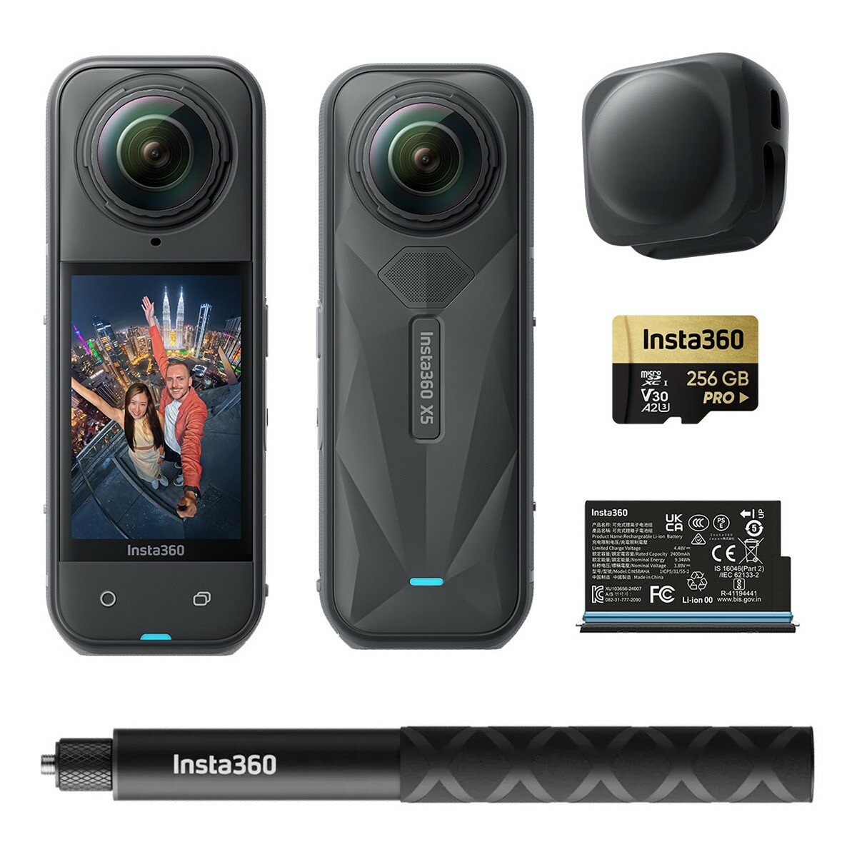 Insta360 X5 8K 全景運動相機套裝組 Insta360 X5 8K 全景運動相機套裝組