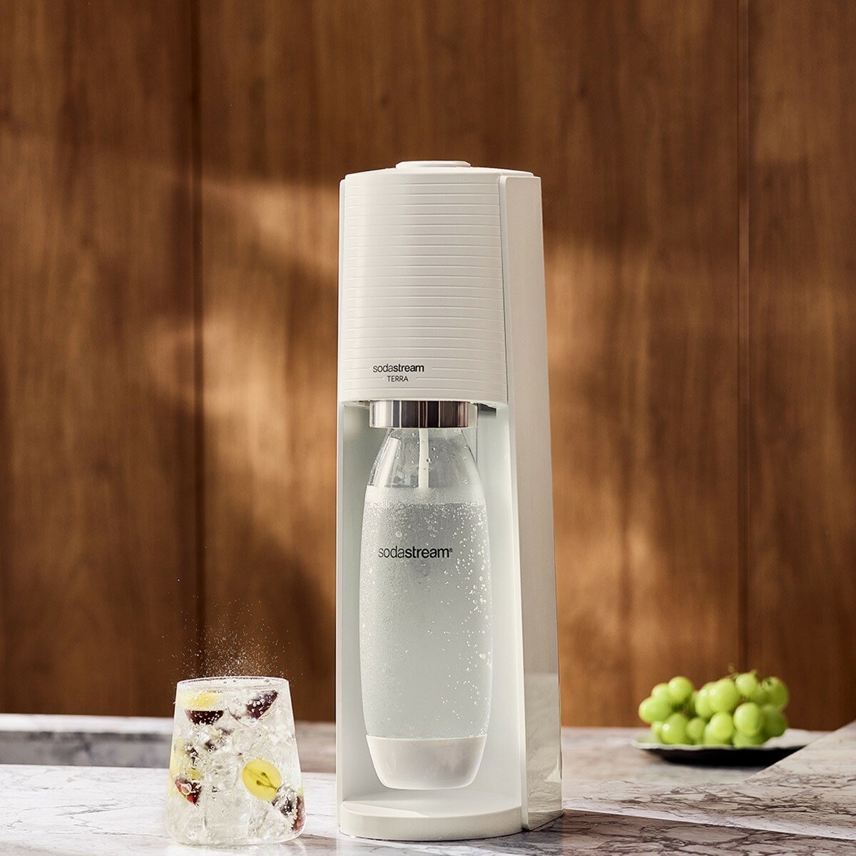 SodaStream Terra 自動扣瓶氣泡水機 白