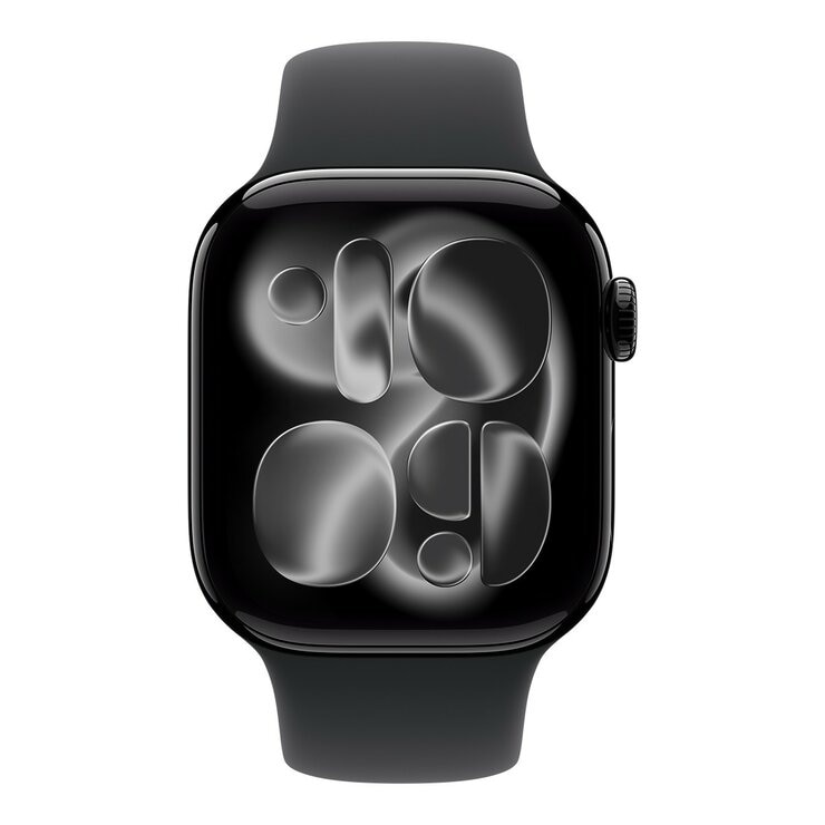 Apple Watch Series 11 GPS 42公釐 曜石黑色鋁金屬錶殼 附黑色運動型錶帶 M/L