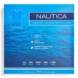 Nautica 男圓領短袖T恤三入組 白色/灰色組 L