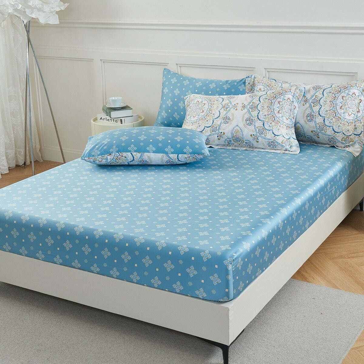 Don Home 300織萊賽爾雙人兩用被套六件組 152公分 X 190公分 布拉