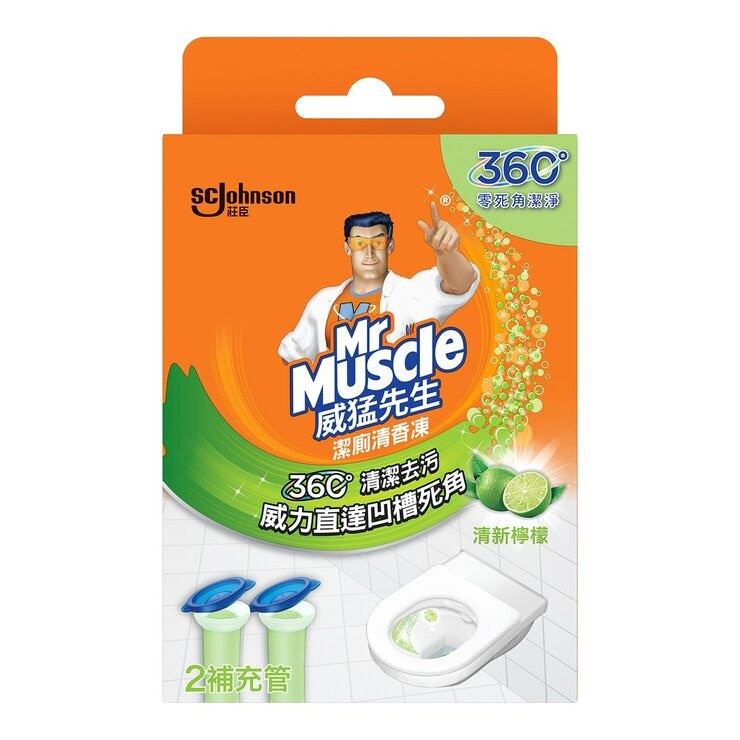 威猛先生 潔廁清香凍 手把 X 1入 + 補充管 X 7入