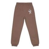 Pekkle 兒童運動長褲二件組 外太空 棕/黑