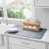 Creative Home 多用途吸水止滑墊 四入組 38公分 X 50公分 2入 + 50公分 X 76公分 2入 藍