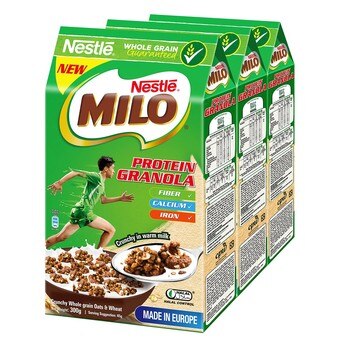 Nestle Milo 燕麥脆榖早餐 300公克 X 3盒 Nestle Milo 燕麥脆榖早餐 300公克 X 3盒