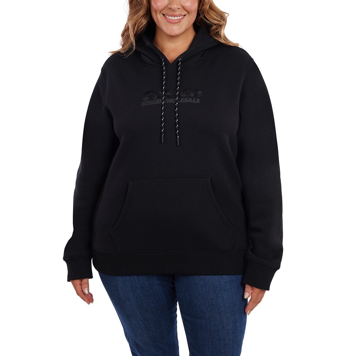 科克蘭 連帽長袖上衣 黑