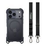 MAGEASY Odyssey Strap M 超軍規防摔掛繩手機殼 iPhone 17 Pro(皮革午夜/沉穩黑) + 鏡頭保護貼Lenz 鈦合金(午夜鈦) + Vetro 9H 鋼化玻璃保護膜 MAGEASY Odyssey Strap M 超軍規防摔掛繩手機殼 iPhone 17 Pro(皮革午夜/沉穩黑) + 鏡頭保護貼Lenz 鈦合金(午夜鈦) + Vetro 9H 鋼化玻璃保護膜