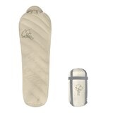OutdoorBase 600FP 成人羽絨睡袋 卡其色 左拉鍊