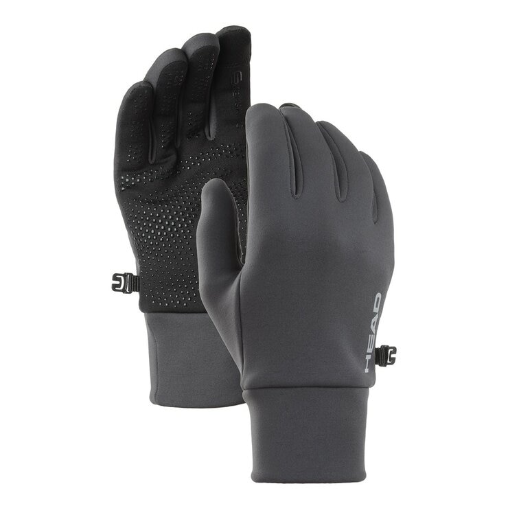 HEAD 可觸屏運動保暖手套 灰色