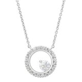 0.45克拉 18K白K金 圓形鑽石項鍊 VS2/I 0.45克拉 18K白K金 圓形鑽石項鍊 VS2/I