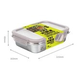 Fenger 可微波304不鏽鋼分隔保鮮盒 含蓋4件組 二隔1000毫升