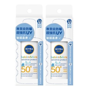 妮維雅 專業級防曬噴霧 敏弱益膚 SPF 50+ 200毫升 X 2入