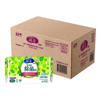 絲花無酒精除菌濕巾 70抽 X 24包