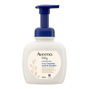 艾惟諾 嬰兒舒緩滋養2合1泡沫沐浴洗髮露 400毫升l X 2入