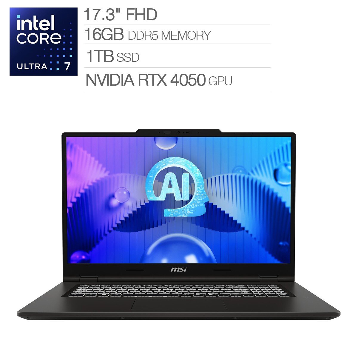 MSI VenturePro 17 AI A1V Copilot+ PC 17.3吋 AI 電競筆電 EG-012TW