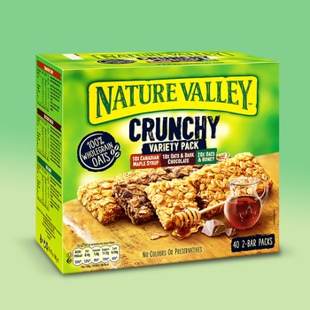 Nature Valley 天然谷 綜合口味燕麥棒 40 入/1.68 公斤 Nature Valley 天然谷 綜合口味燕麥棒 40 入/1.68 公斤