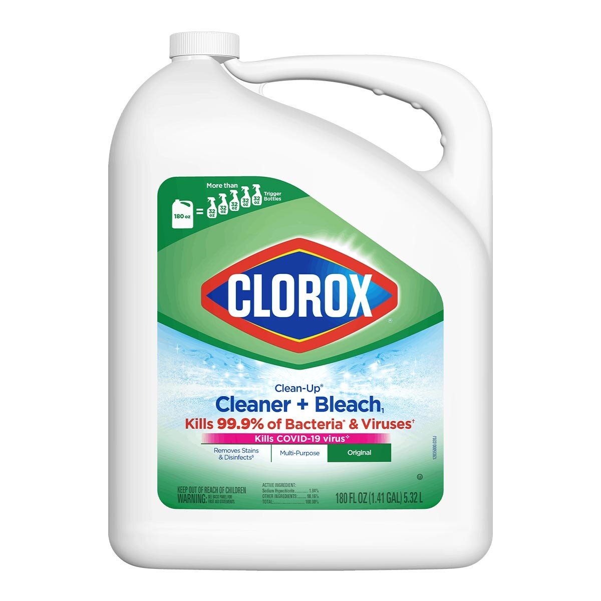 Clorox 高樂氏 漂白清潔劑 噴槍瓶 946毫升 + 補充瓶 5.32公升