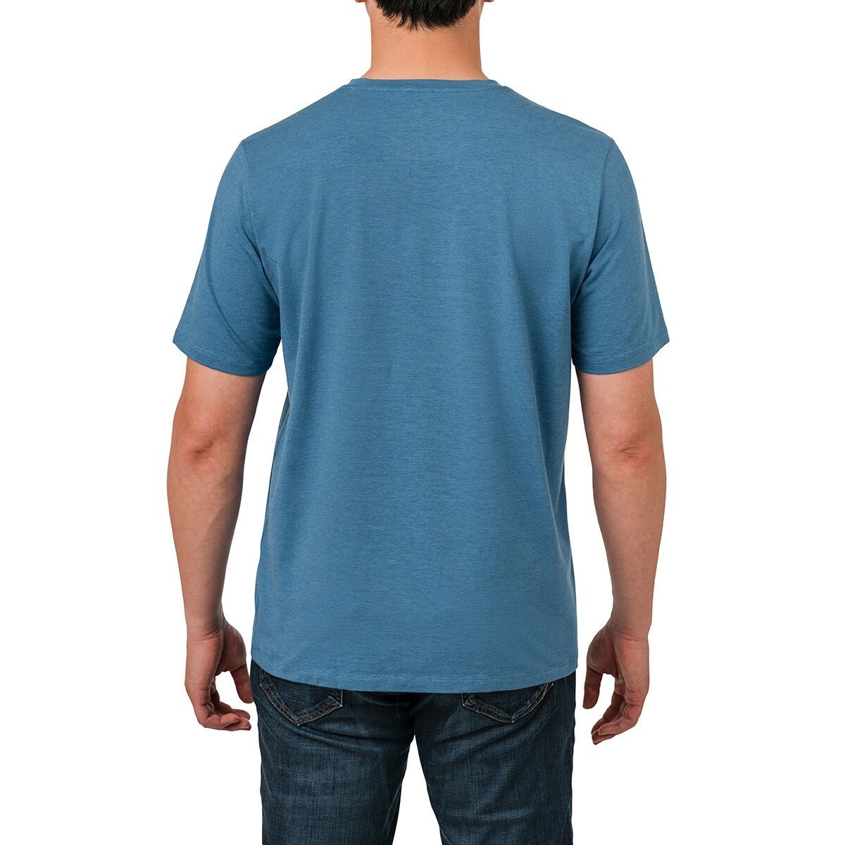 Rough Dress 男圓領短袖上衣 藍