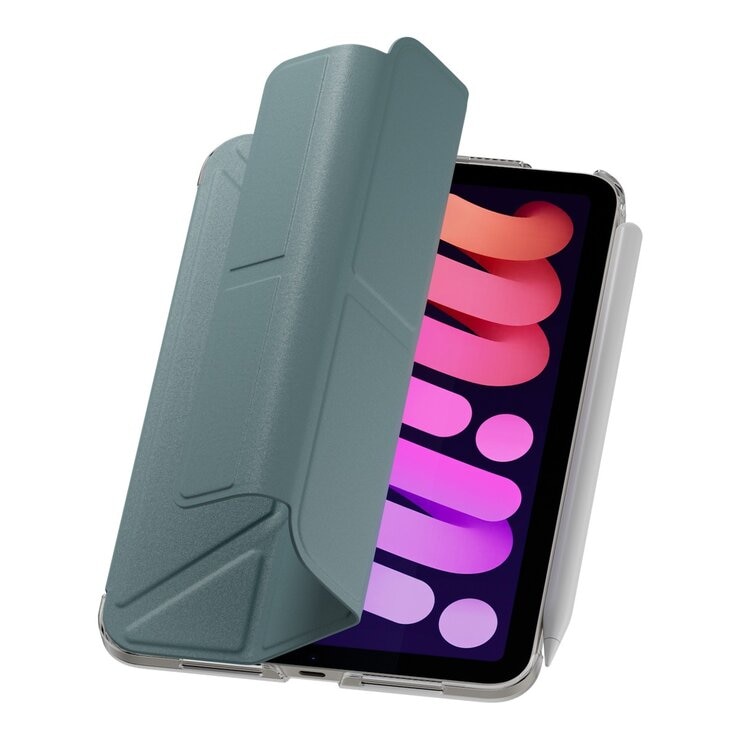 MAGEASY Facet 全方位支架透明背蓋保護套 iPad mini 7 2024 / A17 Pro / iPad mini 6 2021 寧靜藍 MAGEASY Facet 全方位支架透明背蓋保護套 iPad mini 7 2024 / A17 Pro / iPad mini 6 2021 寧靜藍