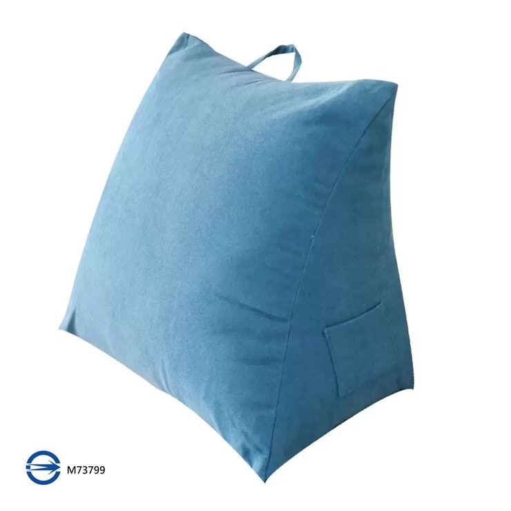 CASA 經典優質三角靠墊 60公分 X 50公分 X 30公分 藍