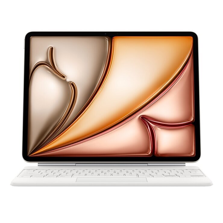 Apple 巧控鍵盤適用於 iPad Air 13吋 M3 中文 注音 白