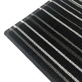 Korhani Studio 條紋地墊 60公分 X 90公分 X 0.7公分 黑
