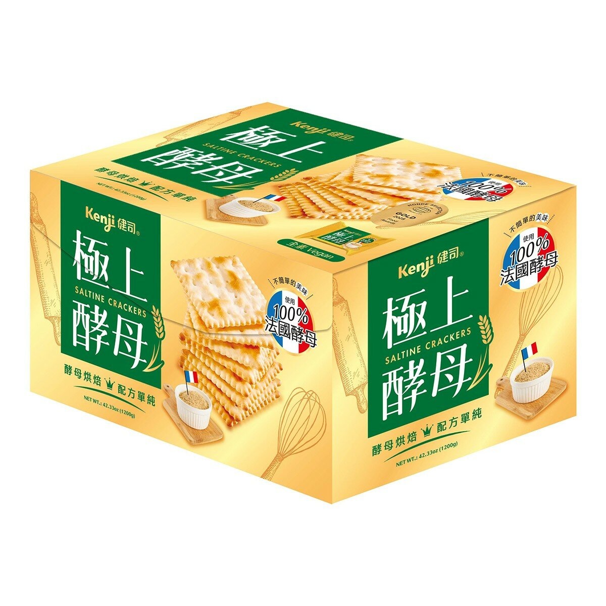 健司 極上酵母餅乾 20公克 X 60包