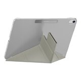 MAGEASY Facet 全方位支架透明背蓋保護套 適用於 2024 iPad Air 13吋 2025 M3 / 2024 M2 星光灰