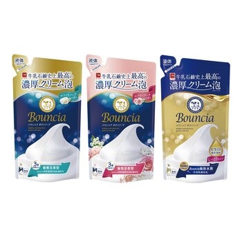 牛乳石鹼 Bouncia沐浴乳補充包 8入(優雅/愉悅/極致)