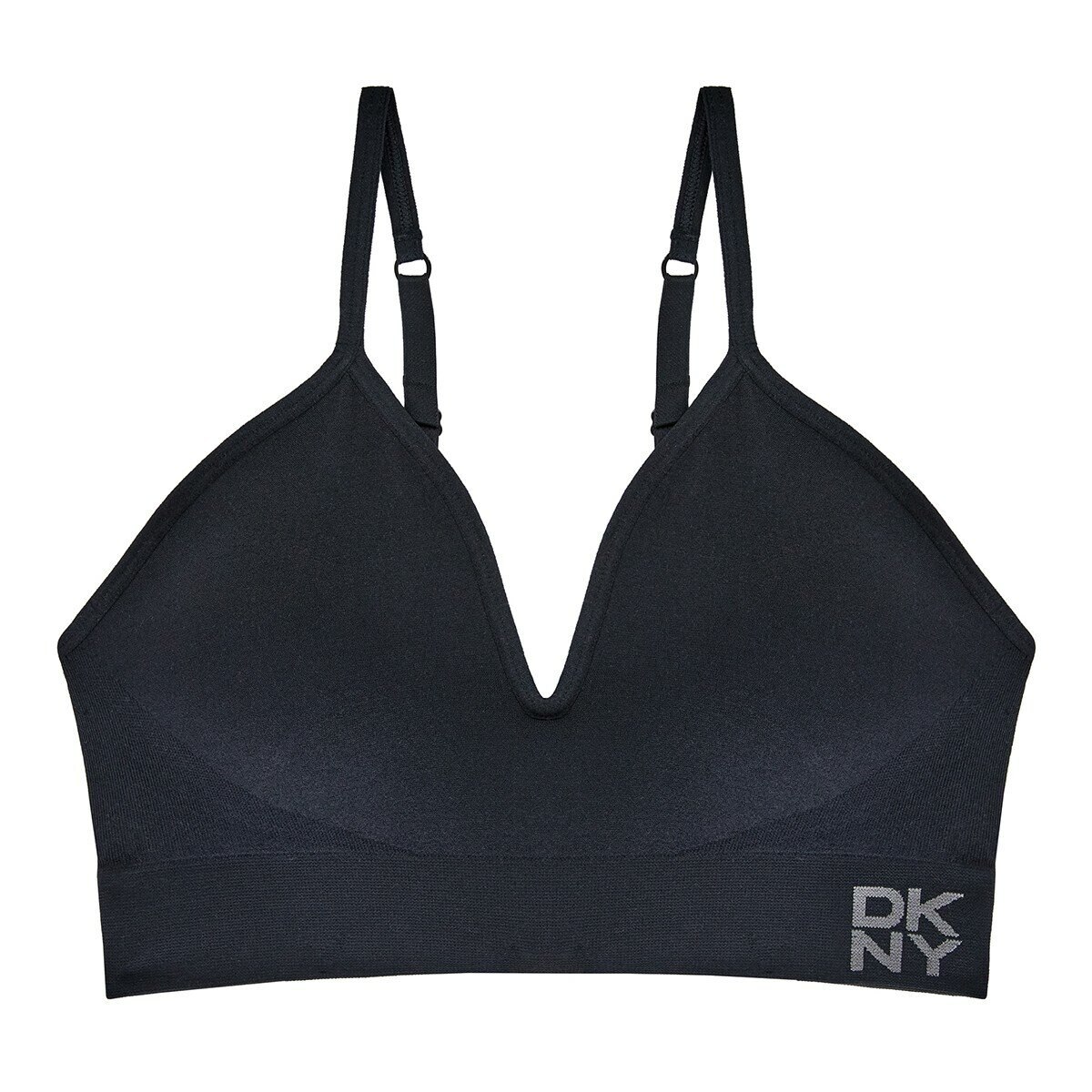 DKNY 女無鋼圈內衣兩入組 黑/黑 S