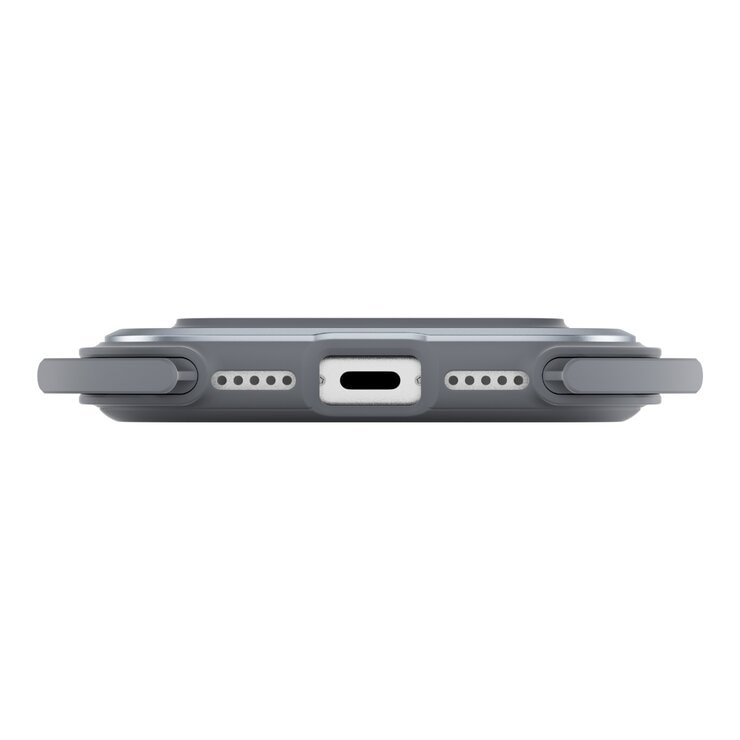 MAGEASY Odyssey Ultra M 終極防摔磁吸支架掛繩手機殼 iPhone 17 Pro(迷霧/岩石灰) + 鏡頭保護貼Lenz(迷霧) + Vetro 9H 鋼化玻璃保護膜