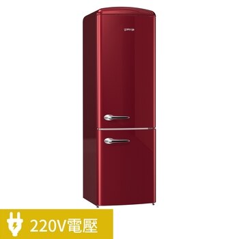 Gorenje 復古冰箱 307公升 ONRK193R 紅 Gorenje 復古冰箱 307公升 ONRK193R 紅