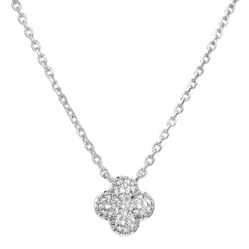 0.37克拉 圓形鑽石項鍊 VS2/I