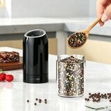 Circle Joy 不鏽鋼電動調味料研磨機 2件組 黑 Circle Joy 不鏽鋼電動調味料研磨機 2件組 黑