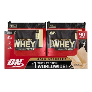Optimum Nutrition 黃金標準乳清蛋白粉 - 香草 2.79 公斤 6 入 Optimum Nutrition 黃金標準乳清蛋白粉 - 香草 2.79 公斤 6 入