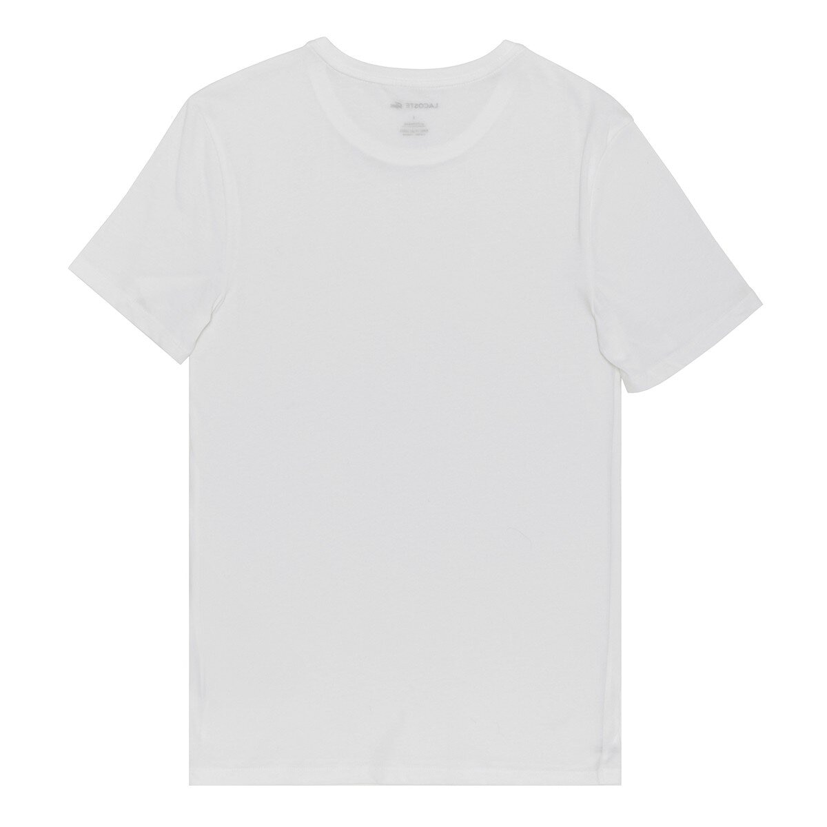 Lacoste 男短袖上衣三件組 白色