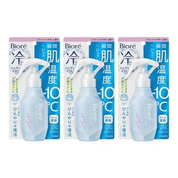 Biore 瞬感急凍噴霧 潔淨皂香 120毫升 X 3入組